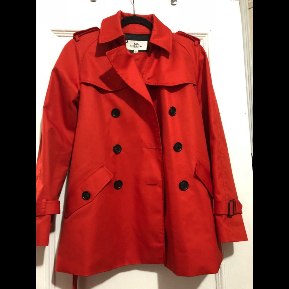 Authentic rain coat coach